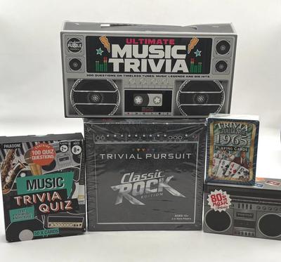 Music Trivia Cards & Games