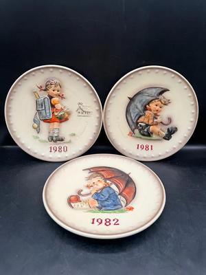 Goebel M.J. Hummel Annual Plates 1980-1982