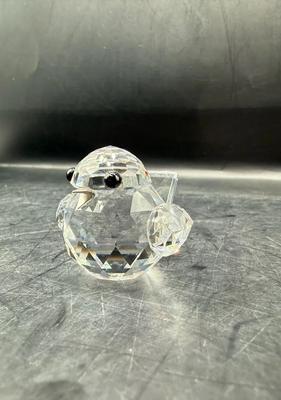 Retired Swarovski Silver Crystal Large Sparrow Bird Figurine