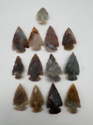 Fancy Jasper/Agate Arrowheads