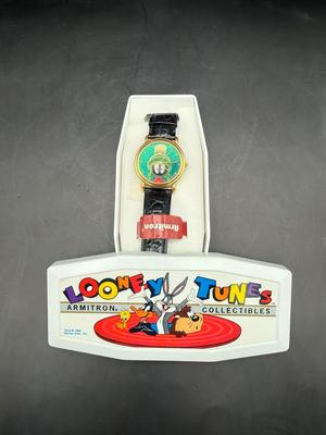 Vintage 1994 Armitron Looney Tunes Marvin the Martian Watch w/ Original Box