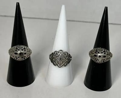 Silver Filigree Rings