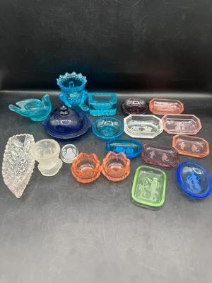 Collection Of Various Vintage Salt Dishes