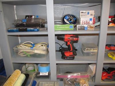 Sale Photo Thumbnail #95: Incredible garage! We have some great tools. Power tools, Hand tools, Yard Tools, Ladders, Brinkman Propane grill w/ tank, Paint Supplies, and more! 