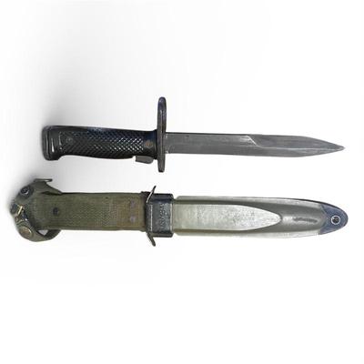 US Military M8 Bayonet w/ M8A1 Scabbard – Milpar Marked – 7” Blade – Believed Korean War Era
