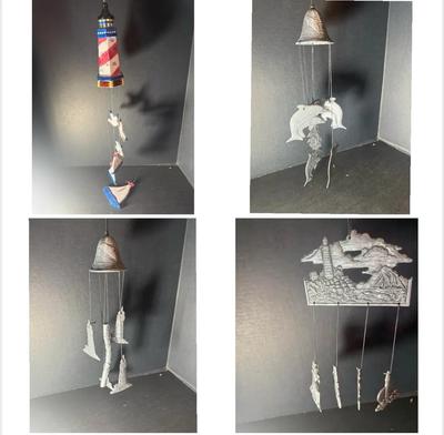 Coastal-Themed Wind Chime Collection 