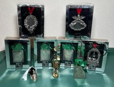 True Religion Collectible Silverplate & Pewter Ornaments