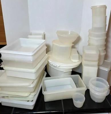 Tupperware Opaque White Vintage Storage Containers