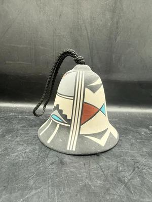 Southwestern Native American-Style Pottery Wind Bell