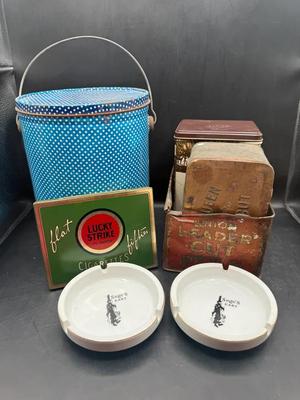 Vintage Tabacco Tins & Ashtrays
