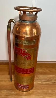 Red Comet Copper Fire Extinguisher