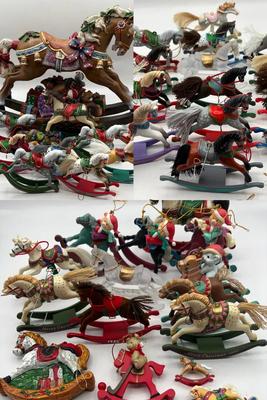 Rocking Horse Christmas Ornaments