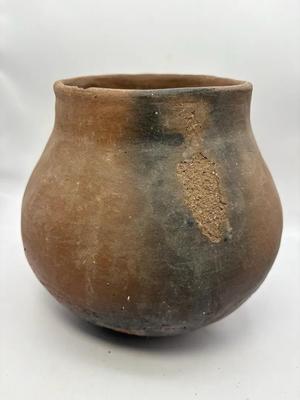 Traditional Micaceous Clay Handmade Southwest Native American Cooking Pot 
