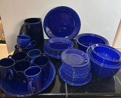 Home Collection & More Cobalt Blue Dinner Ware