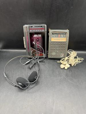 Vintage Portable Radio & Cassette Player 