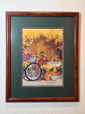 Local Artist Barbara Moore New Belgium Bicycle Still-Life Print 54/100