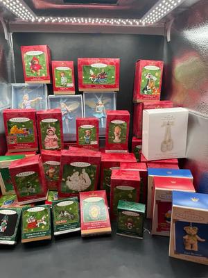 Collection Of Hallmark Holiday Ornaments
