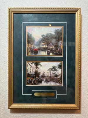 1996 Thomas Kinkade “Accent Prints” w/ COA