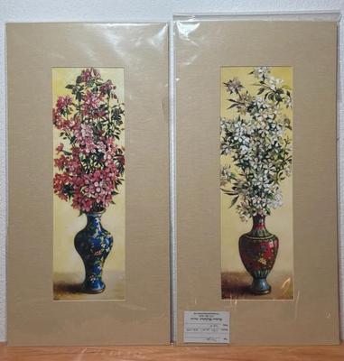 Barbara McCullock Lithograph Prints “Tulips” & “Iris”