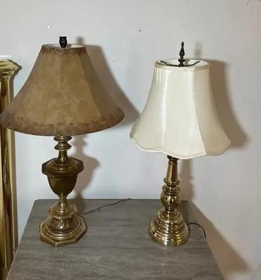 Brass Vintage Table Lamps
