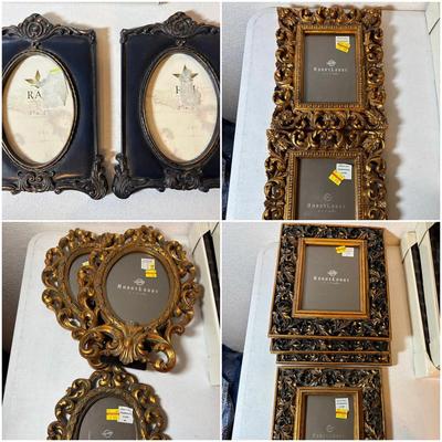 Ornate Black & Gold Picture/Art Frames