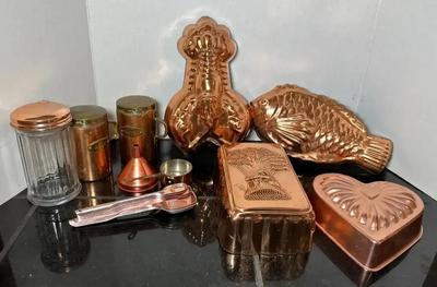 Copper Molds & Kitchen Utensils