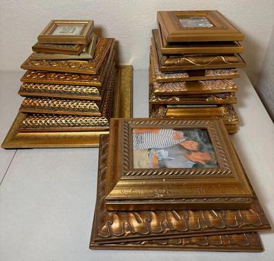Variety of Gold Gilt Picture Frames