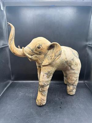 Large Crushed Oyster Shell Elephant