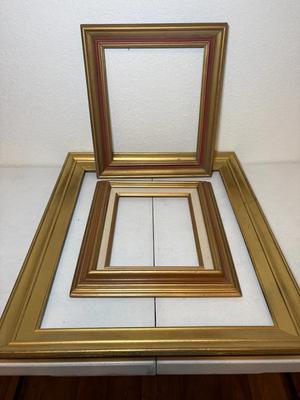 Large Misc. Empty Gilt Picture/Art Frames
