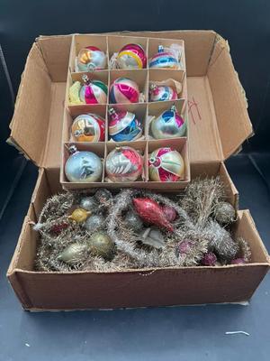 Vintage Mercury Glass Ornaments