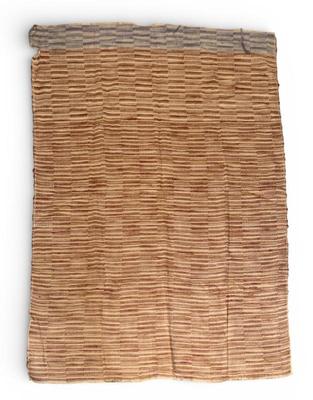 Sale Photo Thumbnail #60: Hand woven Vtg. textile, 55 x 79”