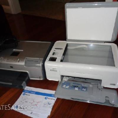 Two HP Photosmart Printers

-HP photosmart C4280 All-in-one printer, scanner and copier

-HP photosmart 8250 (uses Vivera HP ink)

Good...