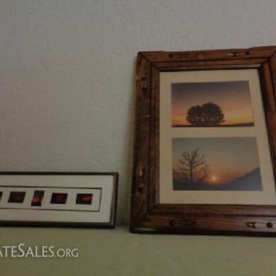 Rustic Wyoming landscape framed photos

One sunrise and sunset picture 10x13 wood framed

One sunset mini pictures 13x4 1/2 metal framed