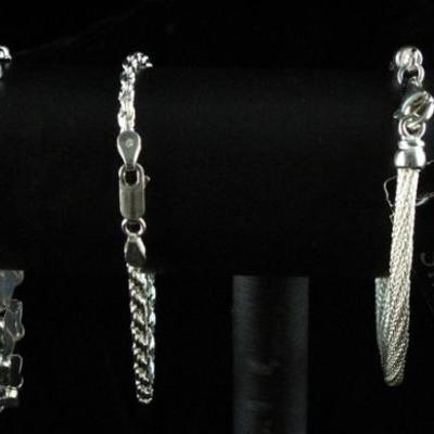 Showing a few in a collection of Sterling Silver Bracelets