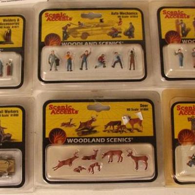 Woodland Scenic HO Scale People Sets and Etc.