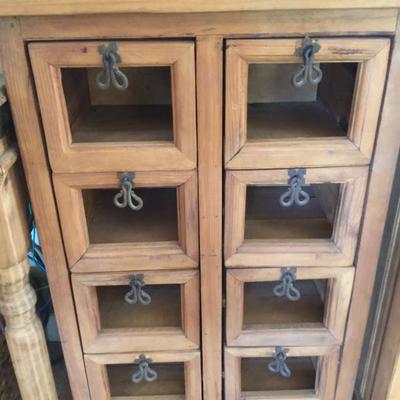 2 Cabinets/Display pieces with drawers. 75.00 each o.b.o.