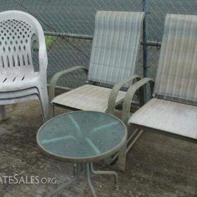 HCE021 Great Outdoor Furniture - Chairs, Tables, Foot Rests
