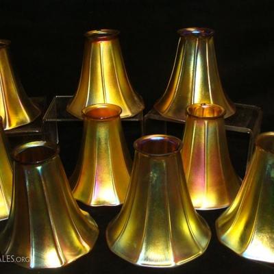 Quezal Art Glass Shades