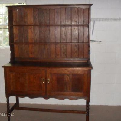 English Oak Welsh Dresser - Cira 1900