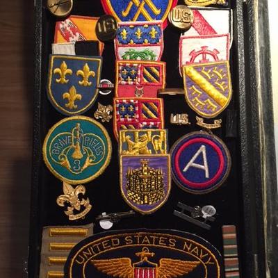 Vintage WWll Awards and Patches, Pins