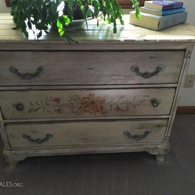 painted 3-drawer chest