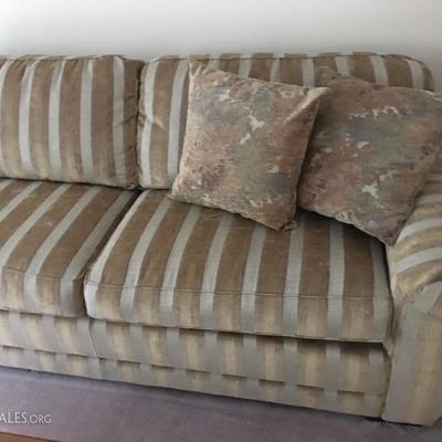 La-Z-Boy sofa with pillows