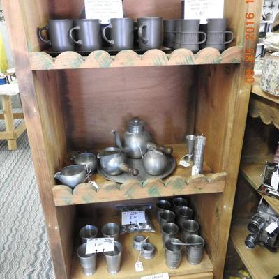 Pewter sets from Denmark, Norway and Austria