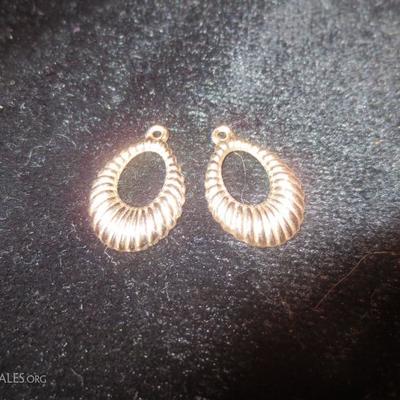 14K gold earring drops, need new hooks