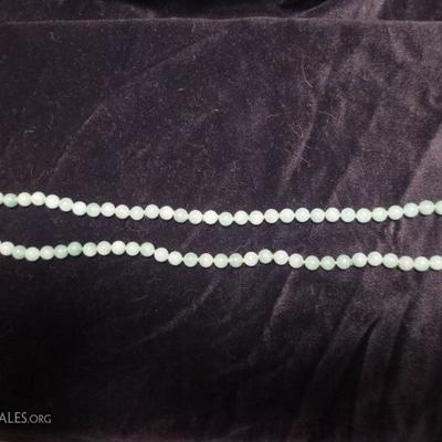 Blue agate beads