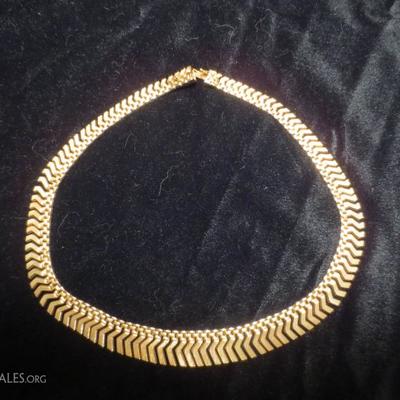 18K gold necklace