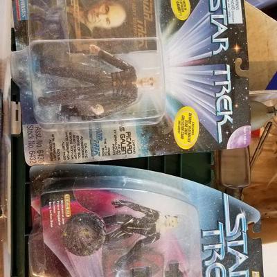 Star Trek figurines. There are bins of these.