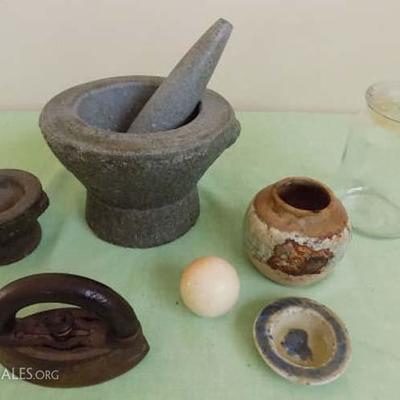 DDC066 Stone Mortars & Pestle, Ceramicware and More
