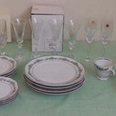 DDC059 Glass Crystal Stemware, Bavarian Dish Set & More

