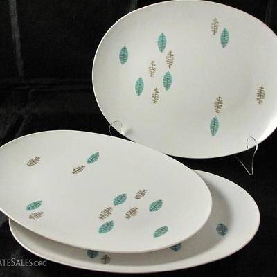 Mid-Century Micmac Platters (3 each)